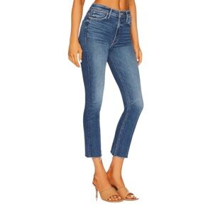 MOTHER Dazzler Ankle Fray Jeans Size 27 Opposites Attract Mid Rise Made in USA